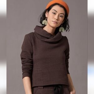 COKLUCH Riviere women's pullover - Cassis Crinkle size XS